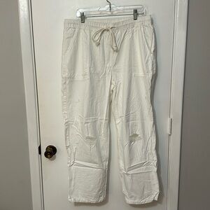 White Cotton pants